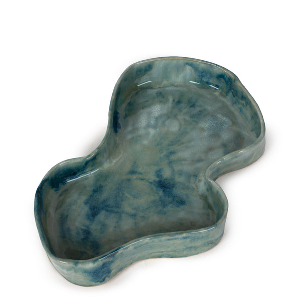 Ceramic Bowl <br> (L 33 x W 24 x H 5) cm