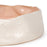 Rough Round Dish <br> White / Nude <br> (Ø 36 x H 8) cm