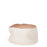 Rough Round Dish <br> White / Nude <br> (Ø 25 x H 13) cm