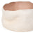 Rough Round Dish <br> White / Nude <br> (Ø 25 x H 13) cm