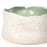 Rough Round Dish <br> White / Pastel Green <br> (Ø 25 x H 13) cm