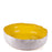 Sophie’s Bowl <br> White and Yellow <br> (L 53 x W 53 x H 14) cm