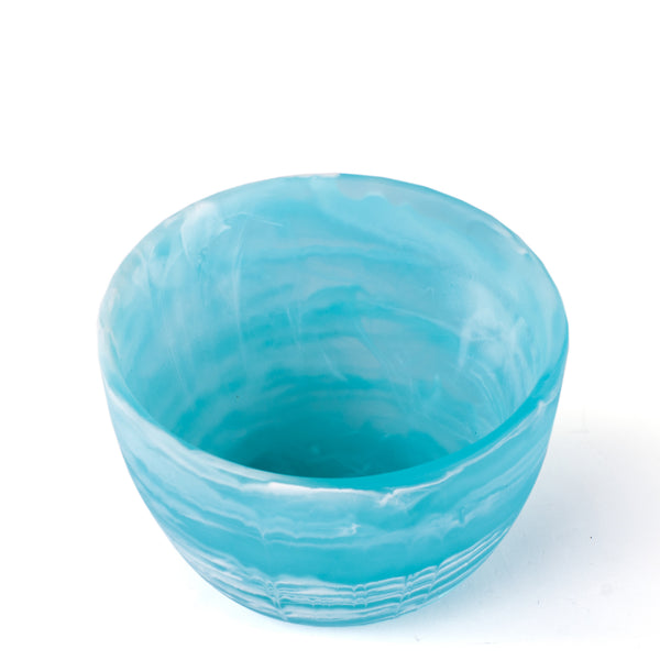 Deep Bowl <br> Aqua Swirl <br> (Ø 16 x H 11) cm