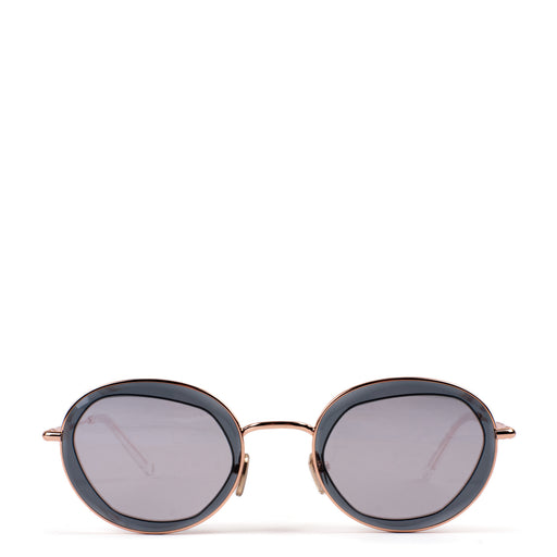The Twinkle <br> Pink Gold Frame <br> Mirror Grey Lenses