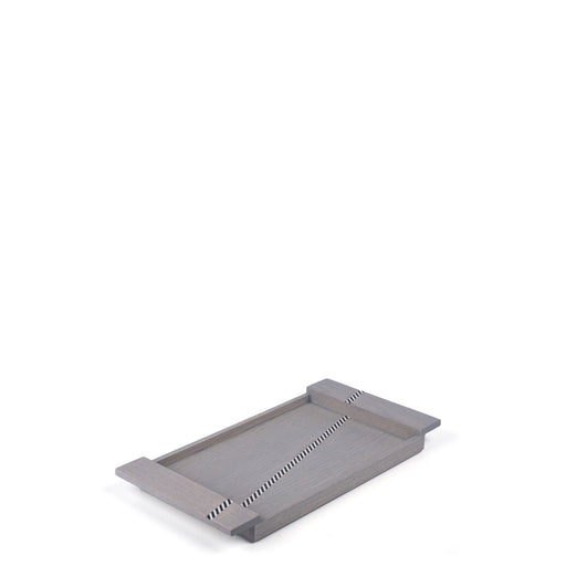 Funquetry Crisscross Tray <br> Grey <br> (L 33 x W 17) cm