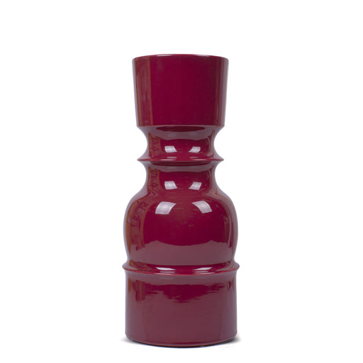 Issima Vase <br> Glossy Bordeaux <br> (H 45 cm)