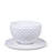 Kora Big Cup with Saucer <br> Glossy White