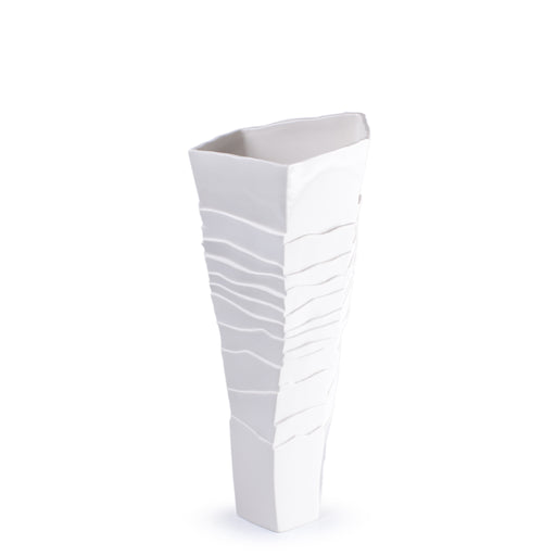 Erosum Vase <br> White <br> (L 16 x W 15 x H 36) cm