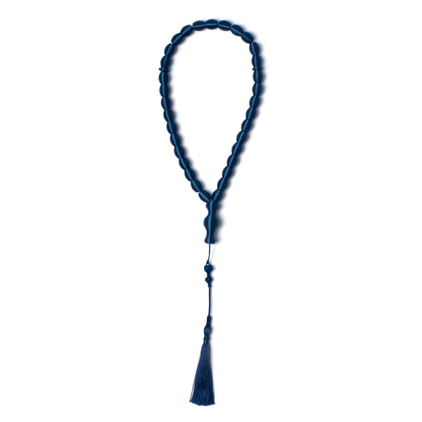 Navy Blue Subha <br> 33 Beads