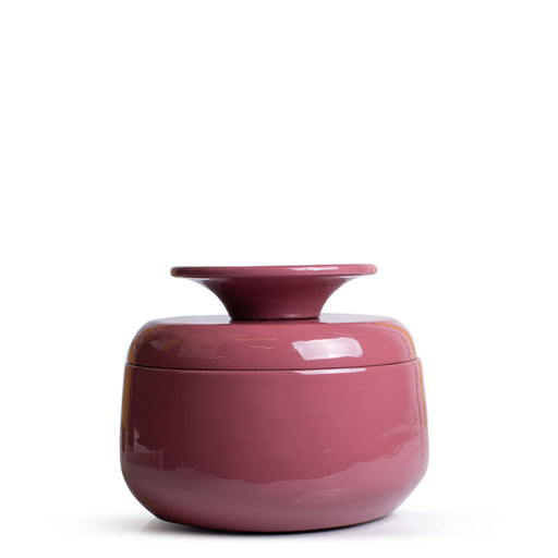 Wooden Hotpot with Stainless Steel Insert <br> 
Pink <br> 
1.5 Liters