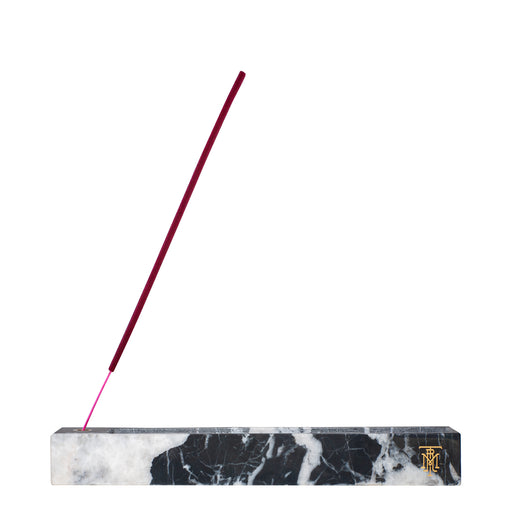 Travertine Incense Holder <br> Nero