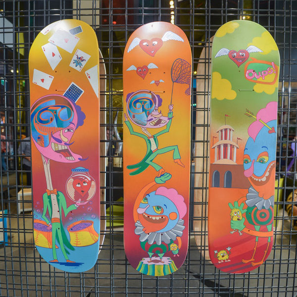Skateboard Art <br> Love Is Mine