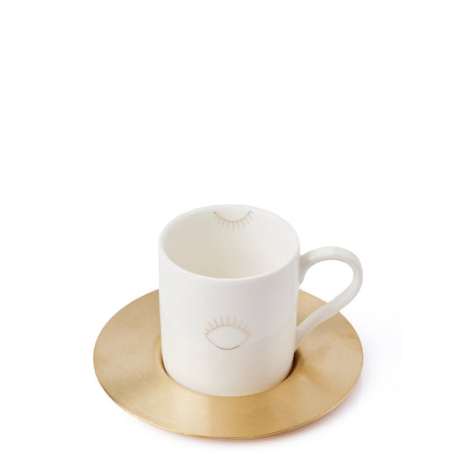 Eye Espresso Cup with Saucer <br> 
Set of 6
