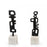 Sculptures with Marble Base <br> Set of 2