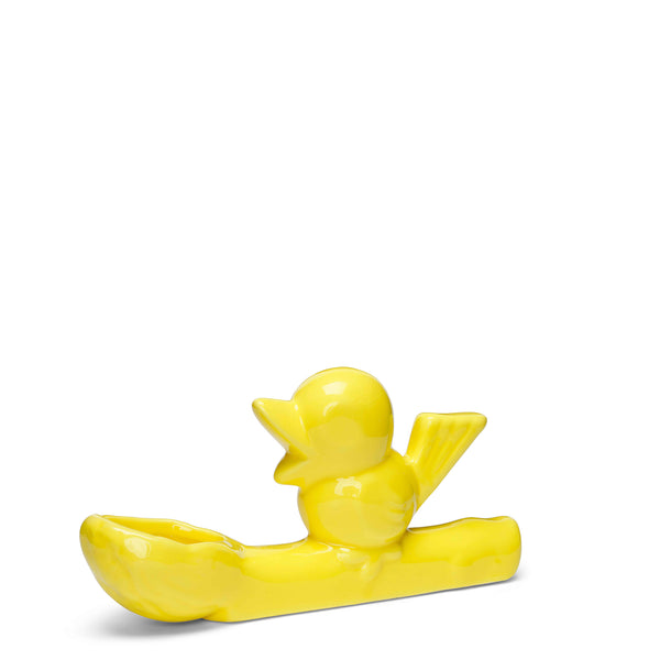 Flowerthief Vase <br> Yellow <br> (L 16 x W 4 x H 8.5) cm