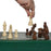 Chess Set <br> Forest Green Alligator <br> (L 36.5 x H 5.2) cm