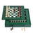 Chess Set <br> Forest Green Alligator <br> (L 36.5 x H 5.2) cm