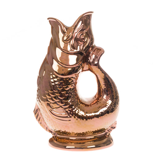 Gluggle Decanter/Vase <br> Gold Copper <br> 1.1 Liters