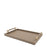 Dedalo Tray with Satin Gold Handles <br> Taupe <br> (L 45 x W 29.5) cm