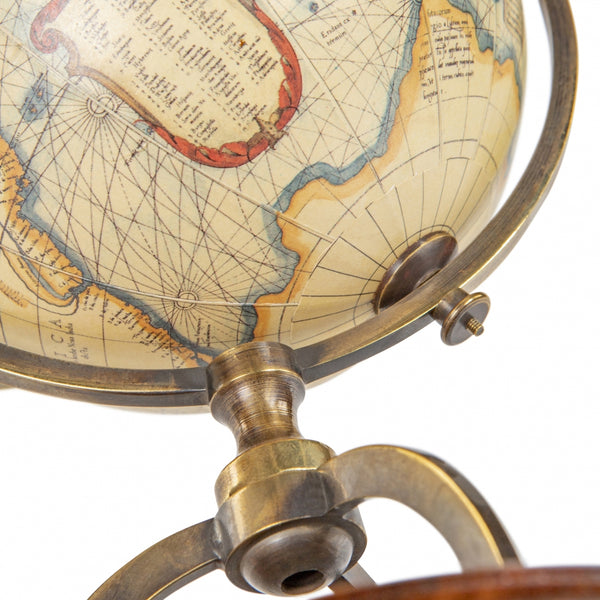 Terrestrial Globe with Compass <br> (H 21.1) cm