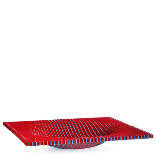 Gravity Centerpiece <br> Red and Blue <br> (L 48 x W 48) cm
