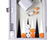 Cool Grey & Orange Snake <br> Backgammon Set <br> (L 38 x W 24.5) cm