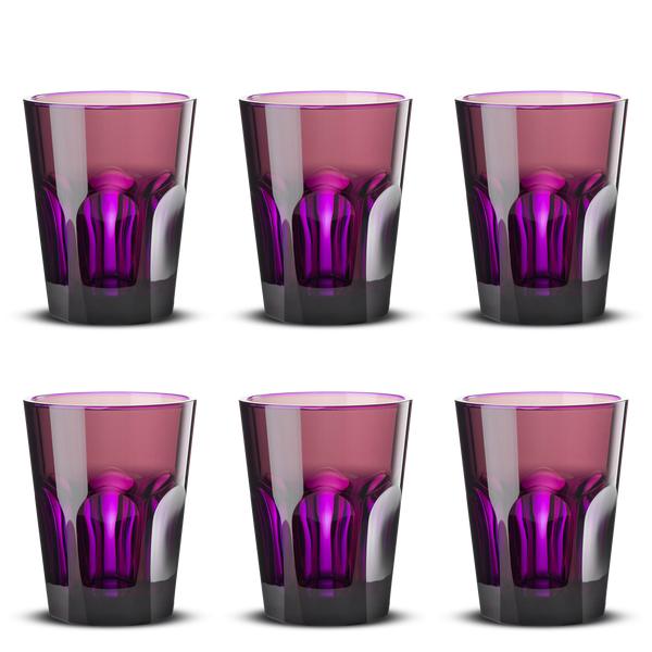 Double Face Tumbler <br> Set of 6 <br> 390 ml