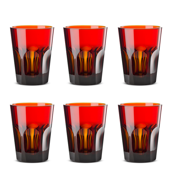 Double Face Tumbler <br> Set of 6 <br> 390 ml