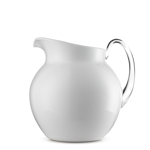 Palla Pitcher <br> Opaque White <br> 3 Liters