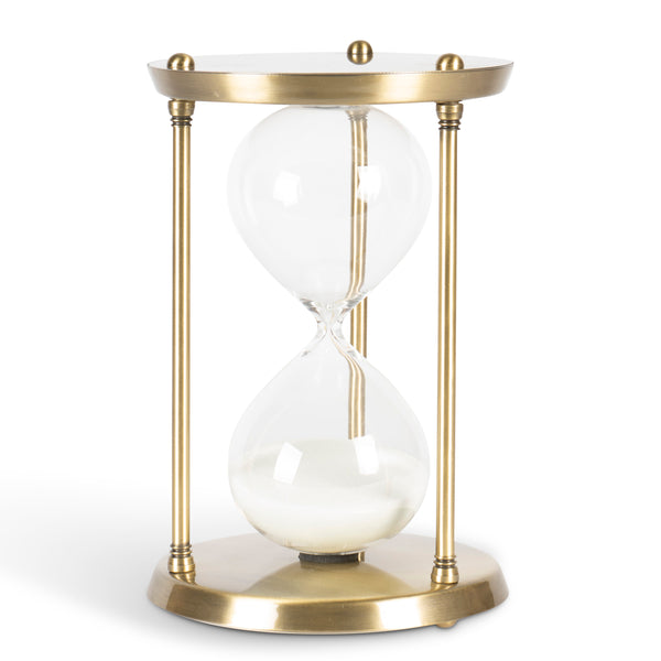 30 min Gold Hourglass <br> (H 24) cm