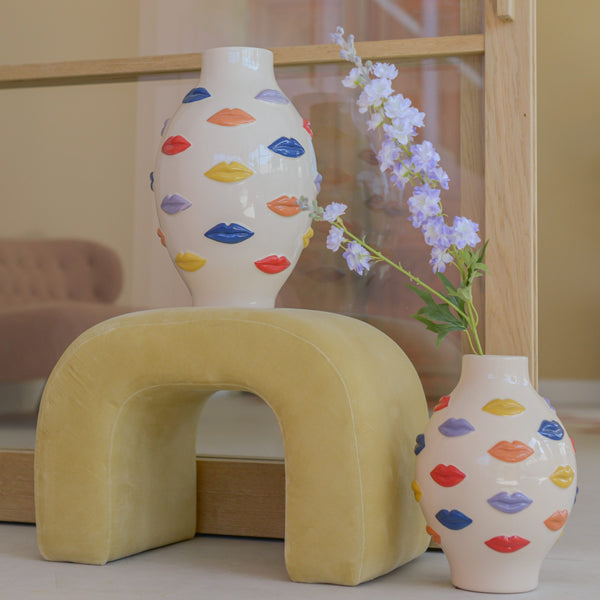 Hot Lips Vase
<br> (Ø 21 x H 29) cm