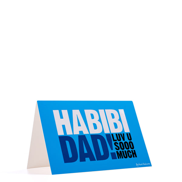 Habibi Dad Luv U Sooo Much <br>Greeting Card