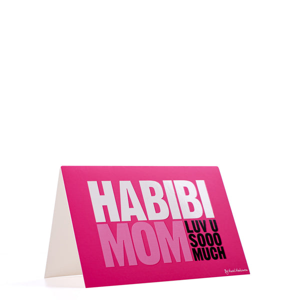 Habibi Mom Luv U Sooo Much <br>Greeting Card