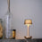 Humble Two <br> Rechargeable Table Lamp <br> Gold Body & Emerald Linen Shade