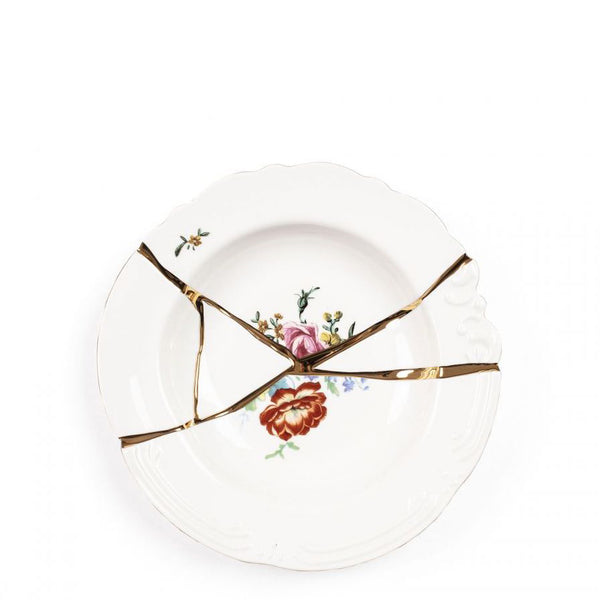 Kintsugi Soup Plate <br> Design 2