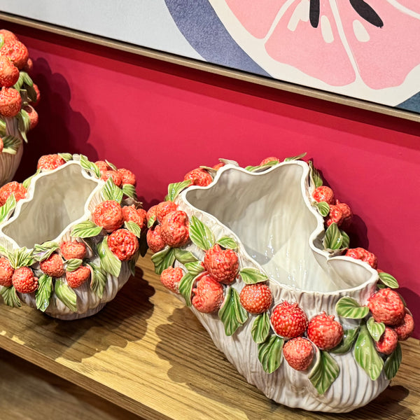 Strawberry Vases <br> Set of 3
