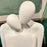 Abstract Couple Statue <br> (L 30 x W 15 x H 44) cm