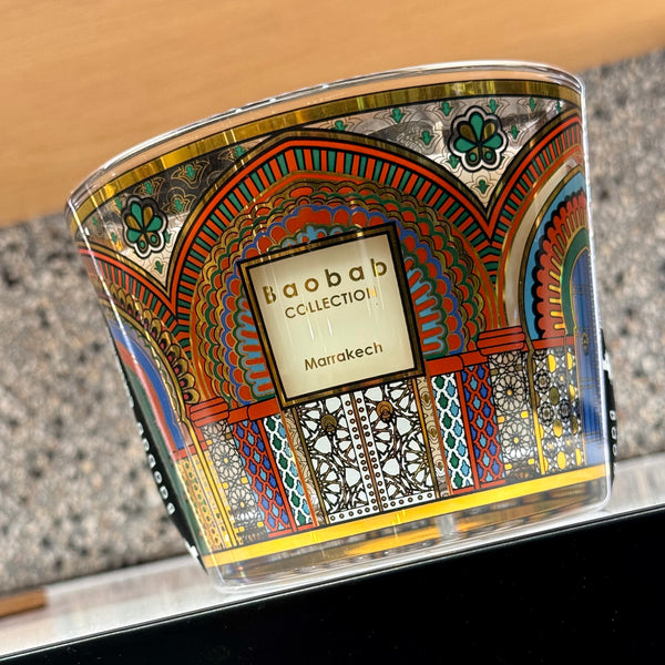 Marrakech Candle <br> 
Orange Blossom, Leather, Patchouli
 <br> Limited Edition <br> 
(H 10) cm