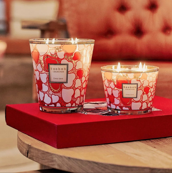 Crazy Love Candle <br> 
Mimosa Sprigs, Hawthorn, Musk
<br> Limited Edition
<br> (H 16) cm