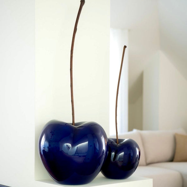 Cherry Brilliant Glazed <br> Royal Blue <br> (Ø 33 x H 30) cm