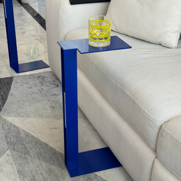 The Three Musketeers Table <br> Blue <br> (L 25 x W 15 x H 55) cm