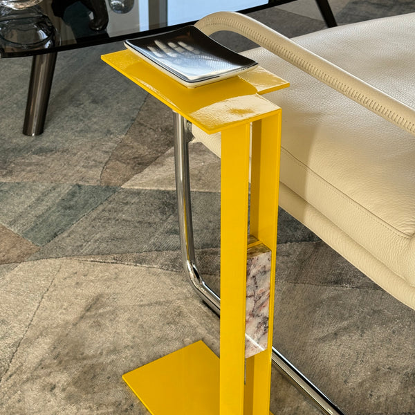 The Three Musketeers Table <br> Yellow <br> (L 25 x W 15 x H 55) cm