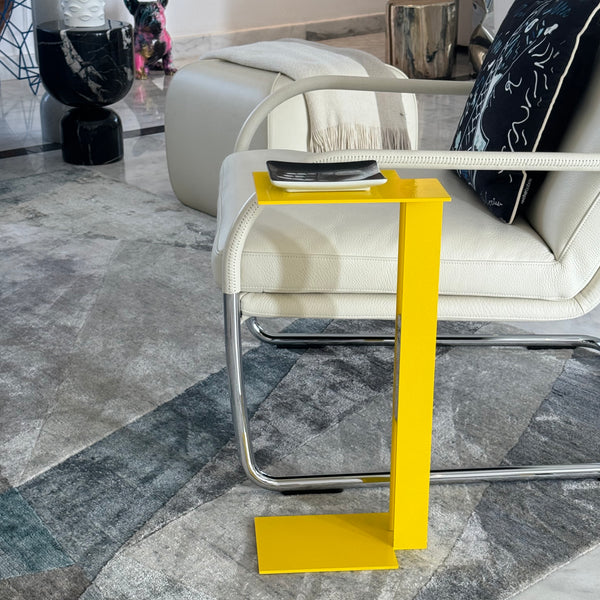 The Three Musketeers Table <br> Yellow <br> (L 25 x W 15 x H 55) cm