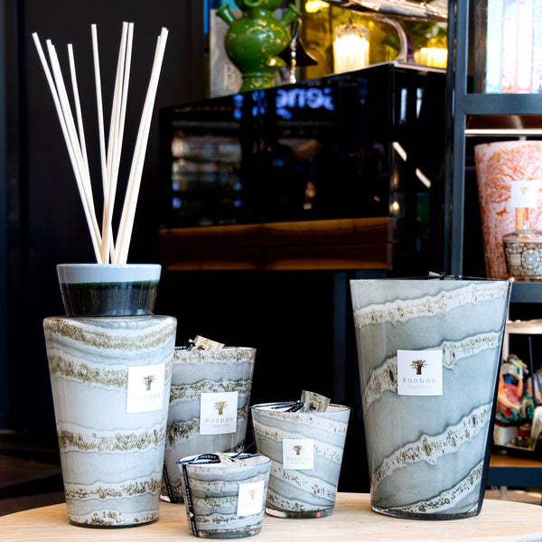 Sand Atacama Candle <br> Bergamot, Earl Grey Tea, Musk <br> (H 10) cm