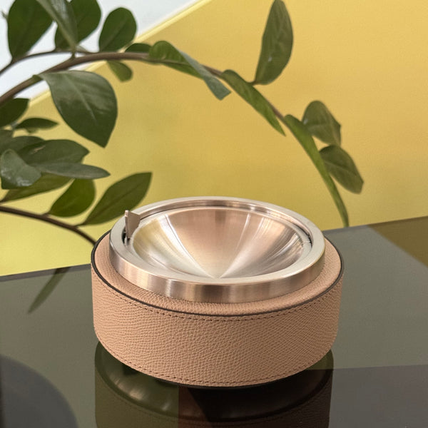 Luna Ashtray <br> Taupe <br> (Ø 13.5 x H 7.5) cm