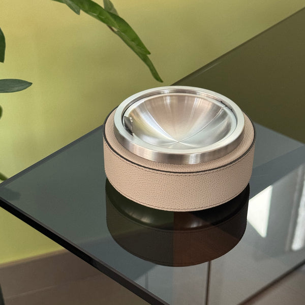 Luna Ashtray <br> Taupe <br> (Ø 13.5 x H 7.5) cm