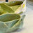 Lilies Oval Bowl <br>
Moss Green
<br> (L 17 x H 8) cm