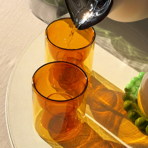 Tip Tap Tumbler Glass <br>
Set of 2 <br>
250 ml