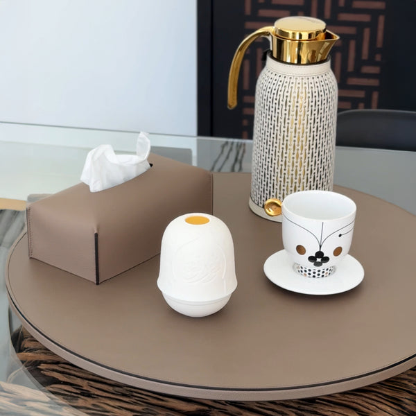 Mihrab Lithophane <br> Tealight Holder <br> (Ø 9 x H 12) cm