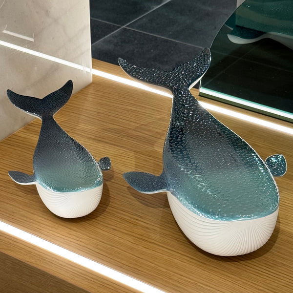 Little Whale Sculpture <br> (L 16 x W 27 x H 11) cm